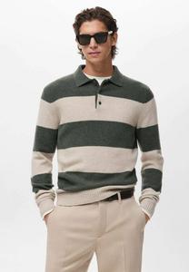 Топ Mango Long sleeved top, Dark Green\N/Dark Green