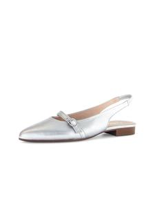Gabor Серебристые туфли-лодочки на каблуке
