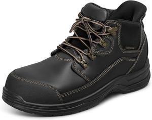 Мужские ортопедические ботинки Orthofeet без шнурков, графит, черный