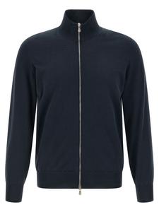 Хлопковый кардиган Brunello Cucinelli, синий