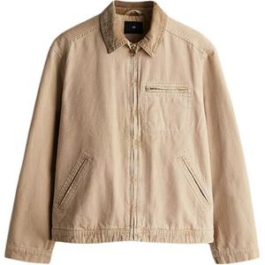 Джинсовая куртка мужская бежевая H&M