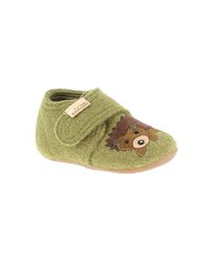 Шерстяные тапочки в оливковом масле Living Kitzbühel