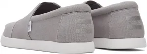 Лоферы Toms Mens Alpargata Recycled Cotton Canvas, серый