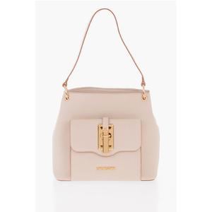 Сумка через плечо LOVE из искусственной кожи с золотистыми деталями Moschino, Beige