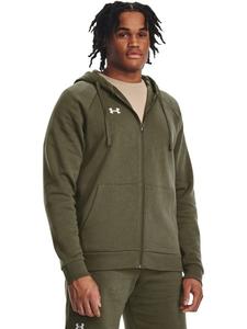 Толстовка UA Rival Fleece Fullzip Hoodie Under Armour, зеленый
