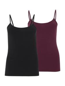 ONLY Топ 'ONLLOVE' в цвете Berry, Black