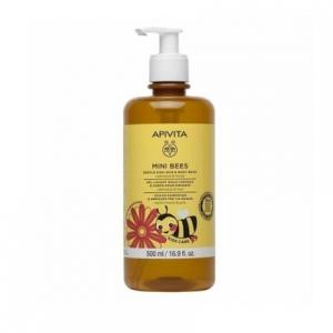 Mini Bees Gentle Kids гель для душа и волос с календулой и медом 500 мл Apivita