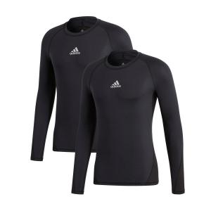 Мужская рубашка с длинным рукавом Adidas ALPHASKIN TECHFIT, 2 шт.
