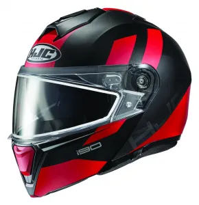 Шлем HJC i90 Syrex Snow Helmet - Dual Lens HJC Helmets, черный/красный