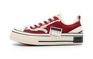 Детские кроссовки для скейтбординга PS Low-top бордового цвета Xvessel