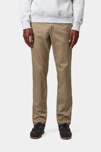 Брюки Sid из стрейч-твила Lamar (46% хлопок / 38% T400 / 16% полиэстер) Carhartt, коричневый