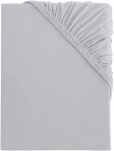Простыня s.Oliver "TABEA, 100% хлопок, большой выбор цветов", простыня для матрасов высотой до 25 см, от размера. 90х200см 160х200 см, 1 шт., светло-серый