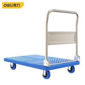 Тележка с бортовой платформой Deli, тележка-прицеп, 150 кг, 47 см x 71 см, DL6111 1 шт.