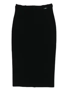 Юбка-карандаш длины миди Elisabetta Franchi, черный
