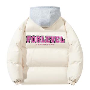 Куртка пуховая RELAX Series Unisex LEVEL, 111 белый (без капюшона, на флисовой подкладке)