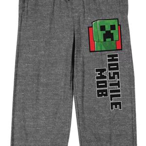 Мужские пижамы Minecraft Creeper Hostile Mob Licensed Character