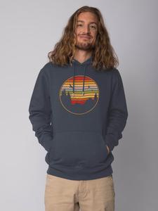 Толстовка wat? Apparel Sweatshirt Sunset Berge & Tannen, цвет India Ink Grey