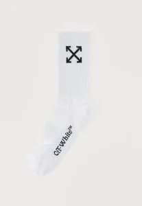Средние носки arrow Off-White, White/Black