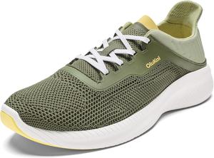 Мужские кроссовки OLUKAI Island Hopper, готовые к путешествиям и спортивные туфли, мягкая и дышащая трикотажная ткань, конструкция с открытой пяткой, Jungle/Jungle