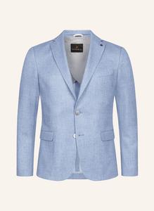 Пиджак приталенного кроя из трикотажа Dinick Zuitable, голубой