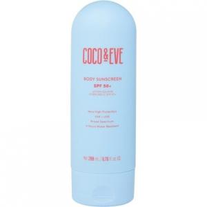 Солнцезащитный крем для тела Coco & Eve SPF 50+, натуральный австралийский ежедневный солнцезащитный крем широкого спектра действия, легкий увлажняющий водостойкий лосьон с витамином Е и алоэ вера