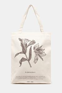 Хлопковая сумка Saprint Samsoe Samsoe, бежевый