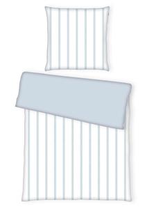 Постельное белье из сатина Tom Tailor, желтый/светло-голубой