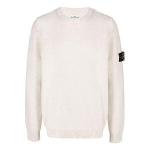 Свитер logo patch knit sweater 'off-white' Stone Island, мультиколор