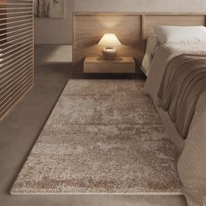 Budis Ковер 100х180 см из искусственной шерсти, французский винтажный стиль, водостойкий, для спальни, детской и гостиной Ruihui