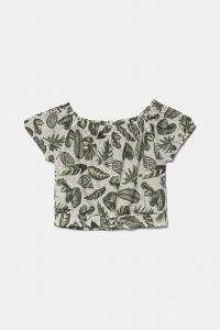 Детская блузка Mayoral, зеленый