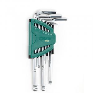 Набор шестигранных ключей SATA, состоящий из девяти предметов 09105