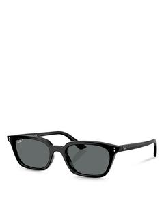 Солнцезащитные очки-подушки, 53 мм Ray-Ban, черный