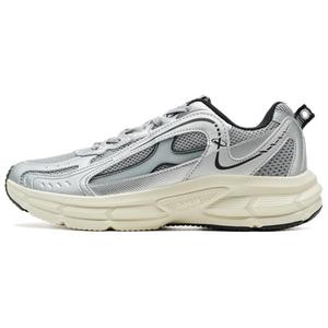 Легкие, амортизирующие, противоскользящие, низкие повседневные туфли, мужские, серебристо-серые XTEP, Silver Gray