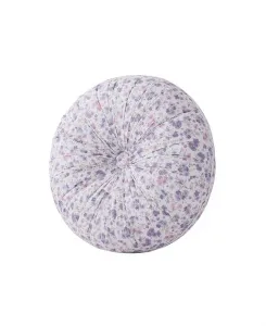 Декоративная подушка Nola с пуговицами, круглая, 15 дюймов Royal Court, lilac