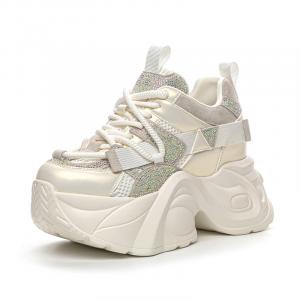 Кроссовки Shoe cabinet floral language Chunky Sneakers Women's Low-top, розовый