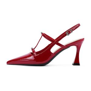 Ainer cat Slim Heel High Heels 7cm женские Ainer-cat, красный