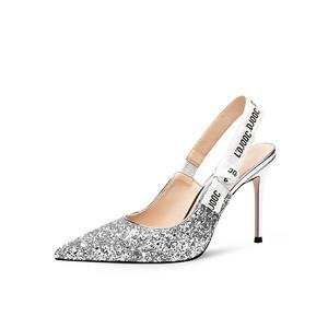 Туфли женские на высоком каблуке Jooc, цвет FUTURE SILVER [HEEL HEIGHT 9.5CM]