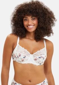 Бюстгальтер Sans Complexe FLORA, Imprime Poesie Pastel/White