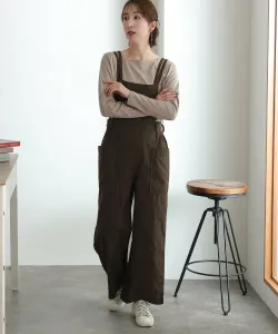 Брюки-салоп с большими боковыми карманами Pourvous, цвет Khaki