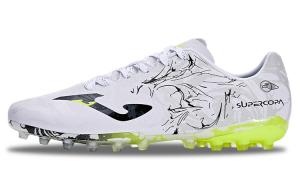Joma Искусственное покрытие AG противоскользящие износостойкие футбольные бутсы мужские белые черно-белые, цвет White