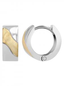 Adeliás Женские серьги - серьги-кольца из серебра 925 пробы