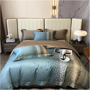 YIZUFU Комплект постельного белья леопардовый принт из египетского хлопка