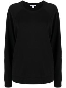 James Perse толстовка свободного кроя, черный