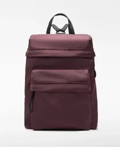 Женский нейлоновый рюкзак с внешним карманом Adolfo Dominguez, винный