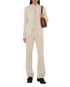 Шерстяной кардиган Burberry, бежевый