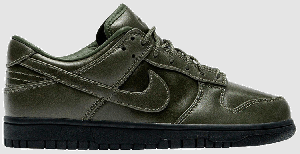 Кроссовки Nike Dunk Low Retro Premium QS, зеленый