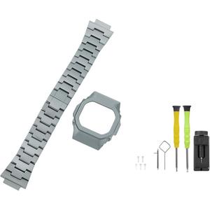 JERALAND Часы Protective Case Casio Aluminum Case Material Giant Wave Crafted Small Block 5600 Collection, Cyan