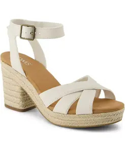 Женские сандалии Majorca с открытым носком и ремешками TOMS, белый