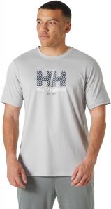 Helly-Hansen мужская футболка Hh Tech Graphic 2.0 Helly Hansen, 853 Grey Fog