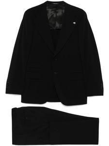 Костюм с однобортным пиджаком Gabriele Pasini, черный